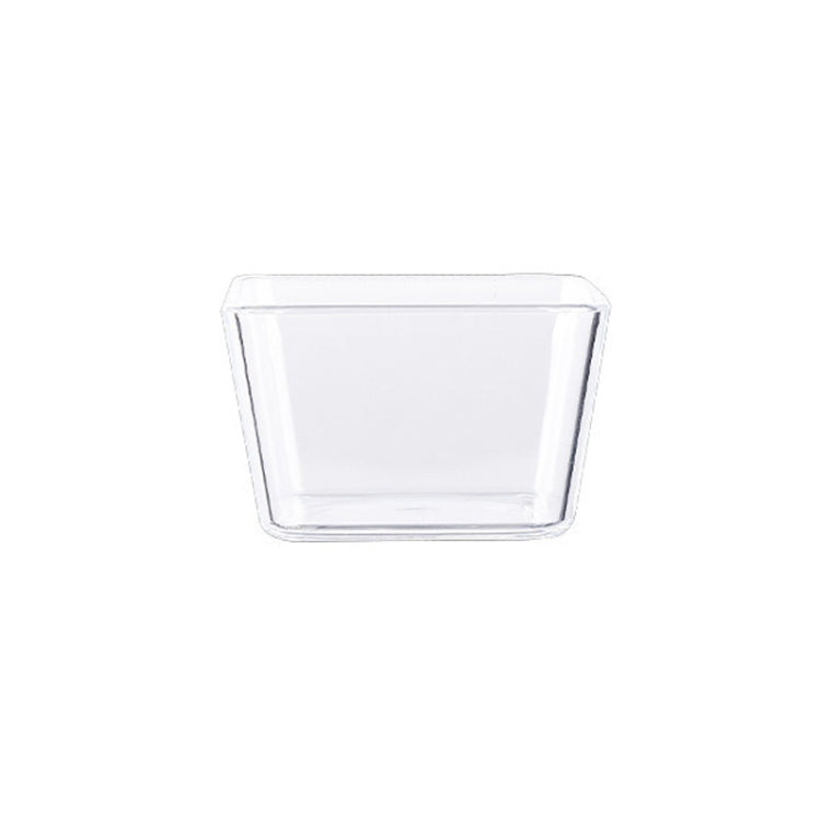 2 PCS Geometric Snack Plate, Small Quartet (White), Small Quartet (Transparent), Big Quartet (White), Big Quartet (Transparent), Hexagonal (Transparent), Quadrilateral (Transparent), Rectangular (Transparent) Quadrilateral (Transparent)