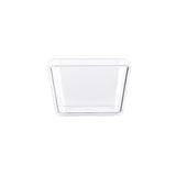 2 PCS Geometric Snack Plate, Small Quartet (White), Small Quartet (Transparent), Big Quartet (White), Big Quartet (Transparent), Hexagonal (Transparent), Quadrilateral (Transparent), Rectangular (Transparent) Quadrilateral (Transparent)