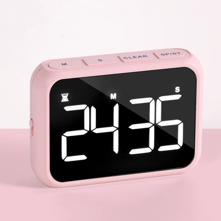 Rechargeable Large Screen LCD Electronic Timing Reminder Alarm Clock Kitchen Baking Timer, Baking Timer