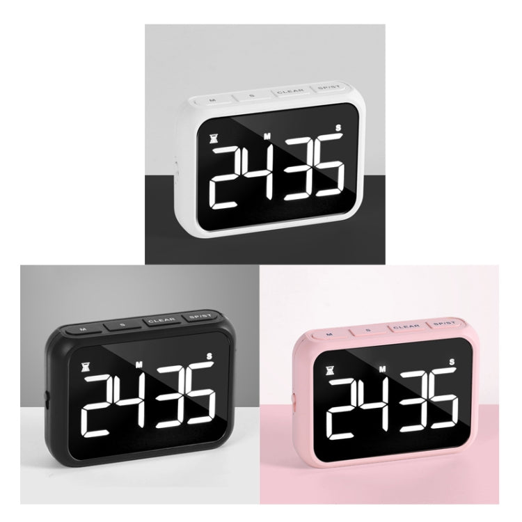 Rechargeable Large Screen LCD Electronic Timing Reminder Alarm Clock Kitchen Baking Timer, Baking Timer