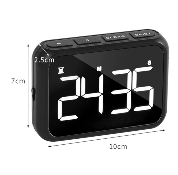 Rechargeable Large Screen LCD Electronic Timing Reminder Alarm Clock Kitchen Baking Timer, Baking Timer