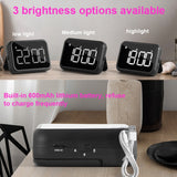 Rechargeable Large Screen LCD Electronic Timing Reminder Alarm Clock Kitchen Baking Timer, Baking Timer