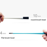 15 PCS Double-ended Cleaning Brush Coffee Maker Grinder Small Bristle Brush, Double-ended Cleaning Brush