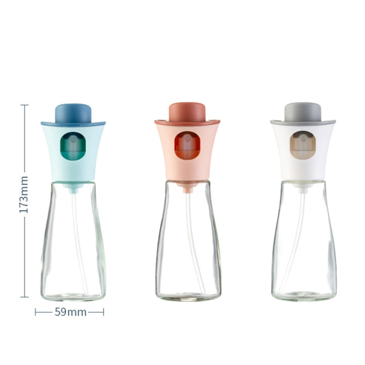 Large-caliber Press-type Cooking Barbecue Oil Spray Bottle, Pink, Blue, White