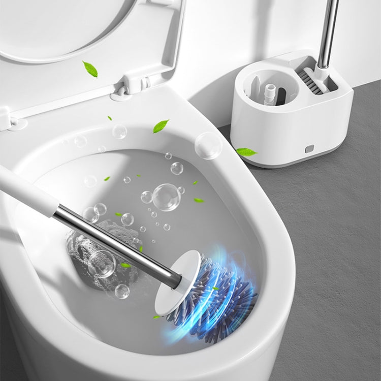 MT2 Silicone Double Brushs Head Toilet Brush Set, Landing Type, Wall-mount Type