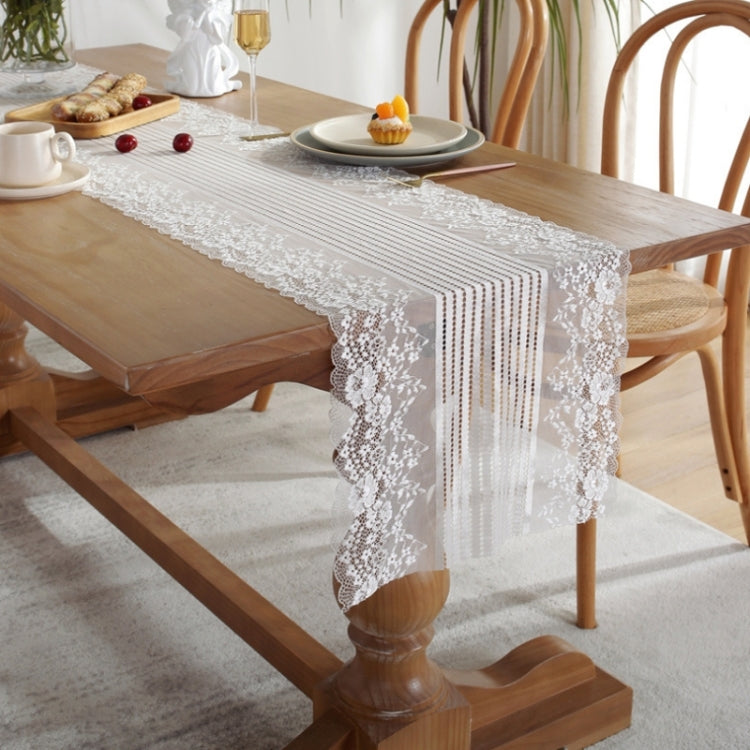 Romantic Lace Table Runner Wedding Decoration, 90cm, 120cm, 140cm, 160cm, 180cm, 200cm, 220cm, 260cm, 300cm