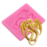2 PCS Pterodactyl Chocolate Cake Clay Decoration DIY Silicone Mold, DIY Silicone Mold