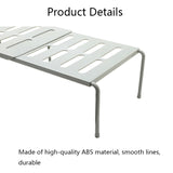 2460 Retractable Multifunctional Kitchen Shelf, White, Grey