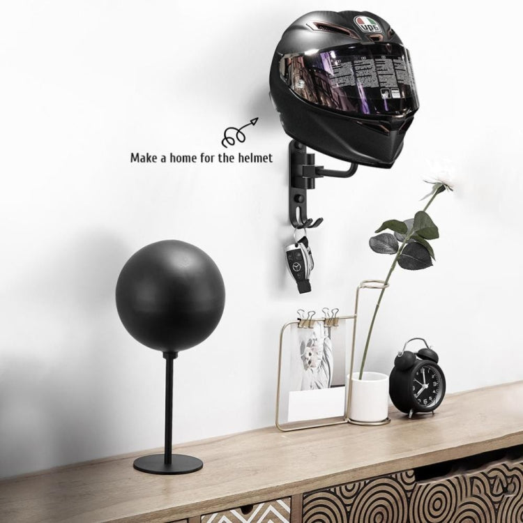 Motorcycle Helmet Rack Hat Storage Rack Suitable for Various Helmets, Wall Mount, Floor Style