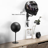 Motorcycle Helmet Rack Hat Storage Rack Suitable for Various Helmets, Wall Mount, Floor Style