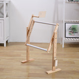 Benchtop Pine Adjustable Cross Stitch Stand, Normal Color, Baked Color