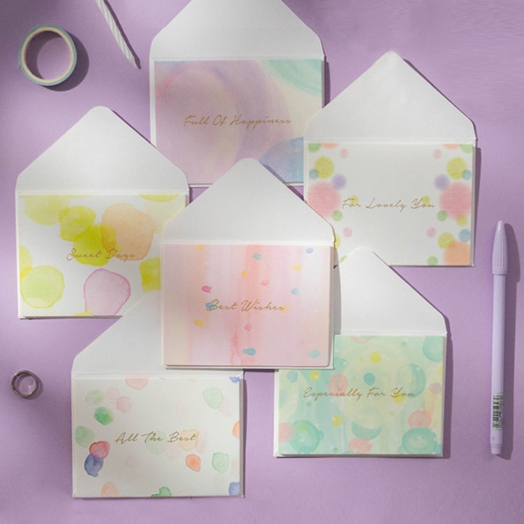 2 Sets Bronzing Mother Day Birthday Card Wishes DIY Envelope Set, 6PCS/Set HK031, 6PCS/Set HK030, 6PCS/Set HK037, 6PCS/Set HK036, 6PCS/Set Live Like Summer Flowers 6PCS Set HK037