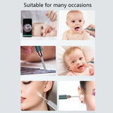 TES02 WIFI High-definition Intelligent Visual Ear Scoop, Dazzling Black, Silver White, Ink Green