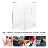 5 PCS Transparent Rectangular Watch Display Box Pull-out Electronic Watch Box, 5 PCS Watch Box
