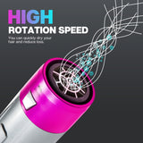 5-in-1 Hot-air Comb Automatic Straightening Dual-purpose Hair Dryer, Silver+Rose Red(EU Plug), Silver+Rose Red(US Plug), Silver+Rose Red(UK Plug), Black(EU Plug), Black(US Plug)