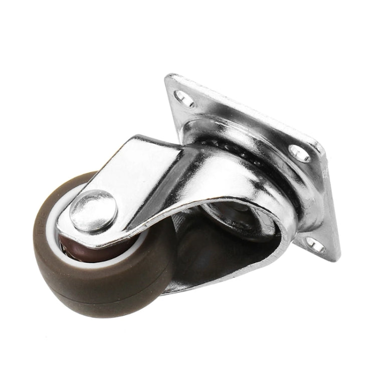 Folding Table Drying Rack Flat Bottom Movable Single Axis TPE Wheel, 1 inch, 1.25 inch, 1.5 inch, 2 inch