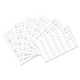 216 PCS Spice Jar Label Stickers Waterproof Oil Proof Kitchen Spice Jar Label Default Title