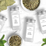 216 PCS Spice Jar Label Stickers Waterproof Oil Proof Kitchen Spice Jar Label