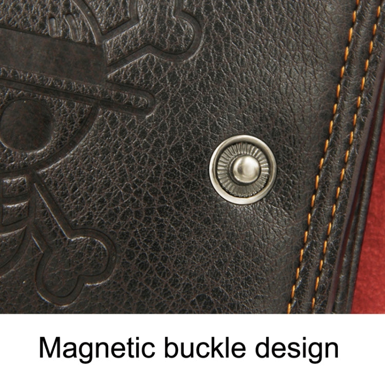 MenBense Men Multi-Card 2 Fold Short Wallet Carrying Card Case, Black, Brown