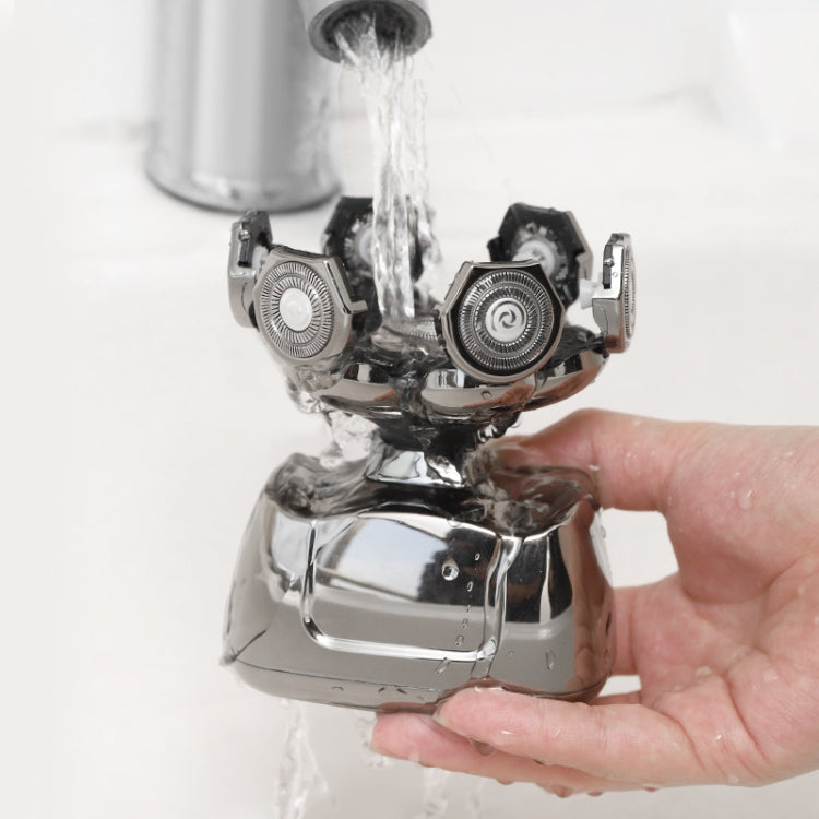 7-head Multifunctional Waterproof Barber Shaver, Wireless charging