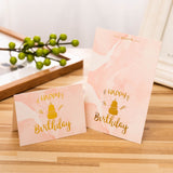 50 PCS Hot Stamping Embossed Birthday Card, 1, 2, 3, 4, 5, 6, 7, 8