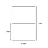 50 PCS Hot Stamping Embossed Birthday Card, 1, 2, 3, 4, 5, 6, 7, 8