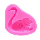 2 PCS Swan Baking Silicone Mould Cake Decorating Mould, Swan