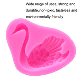 2 PCS Swan Baking Silicone Mould Cake Decorating Mould, Swan