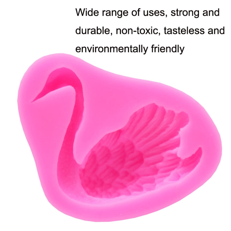 2 PCS Swan Baking Silicone Mould Cake Decorating Mould, Swan