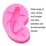 2 PCS Goldfish Baking Fondant Silicone Mold Cake Decorating, Goldfish