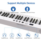 88-Key Portable Smart Folding Electric Piano, EU Plug