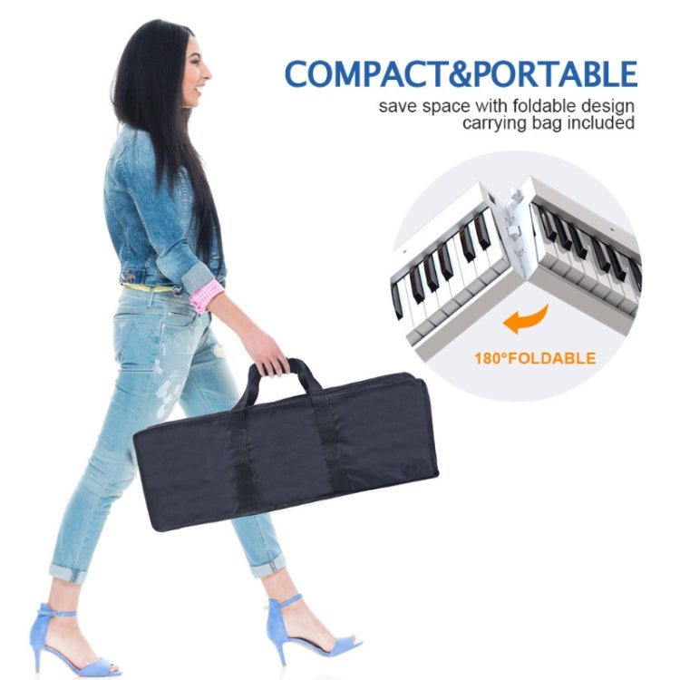 88-Key Portable Smart Folding Electric Piano, EU Plug