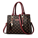 422 Large Capacity Printing Handbag, Deep Coffee Deep Coffee Print, Bronze Deep Coffee Print, Dark Red Deep Coffee Print, Bronze Rice White Print, Rice White Rice White Print