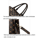 422 Large Capacity Printing Handbag, Deep Coffee Deep Coffee Print, Bronze Deep Coffee Print, Dark Red Deep Coffee Print, Bronze Rice White Print, Rice White Rice White Print