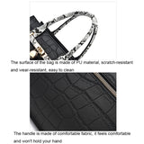 2613 2 In 1 Large Capacity Stone Pattern Bags, Red, Khaki, Green, Black, Pink, Coffee, Soil Yellow