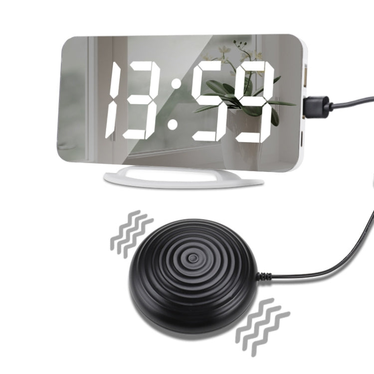 TS-8202 Multifunctional LED Vibration Mirroring USB Alarm Clock, TS-8202 TS-8202