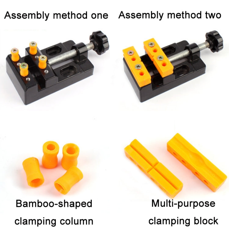 Multi-purpose Aluminum Alloy Mini Fixed Pliers, 11 PCS/Set Fixed Pliers