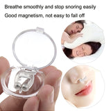 10 PCS Mini Portable Silicone Magnetic Anti-snoring Device, 10 PCS