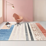 Modern Abstract Geometric Living Room Rug Coffee Table Cushion, 50x80cm, 60x90cm