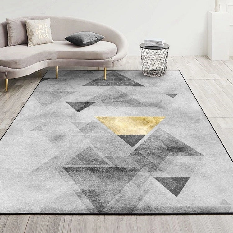 Modern Abstract Geometric Living Room Rug Coffee Table Cushion, 50x80cm, 60x90cm