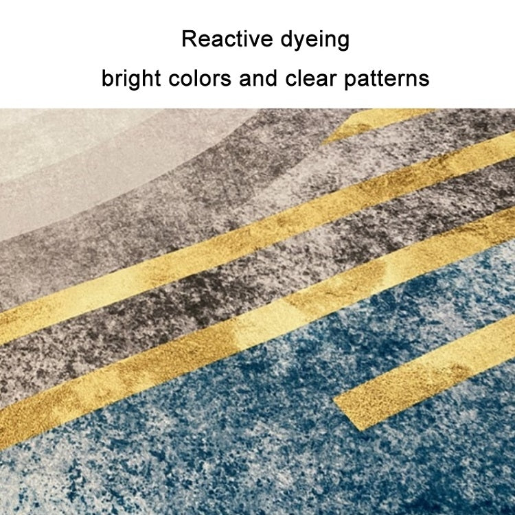 Modern Abstract Geometric Living Room Rug Coffee Table Cushion, 50x80cm, 60x90cm