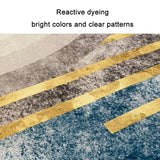 Modern Abstract Geometric Living Room Rug Coffee Table Cushion, 50x80cm, 60x90cm