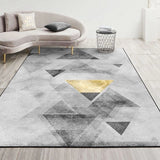 Modern Abstract Geometric Living Room Rug Coffee Table Cushion, 50x80cm, 60x90cm