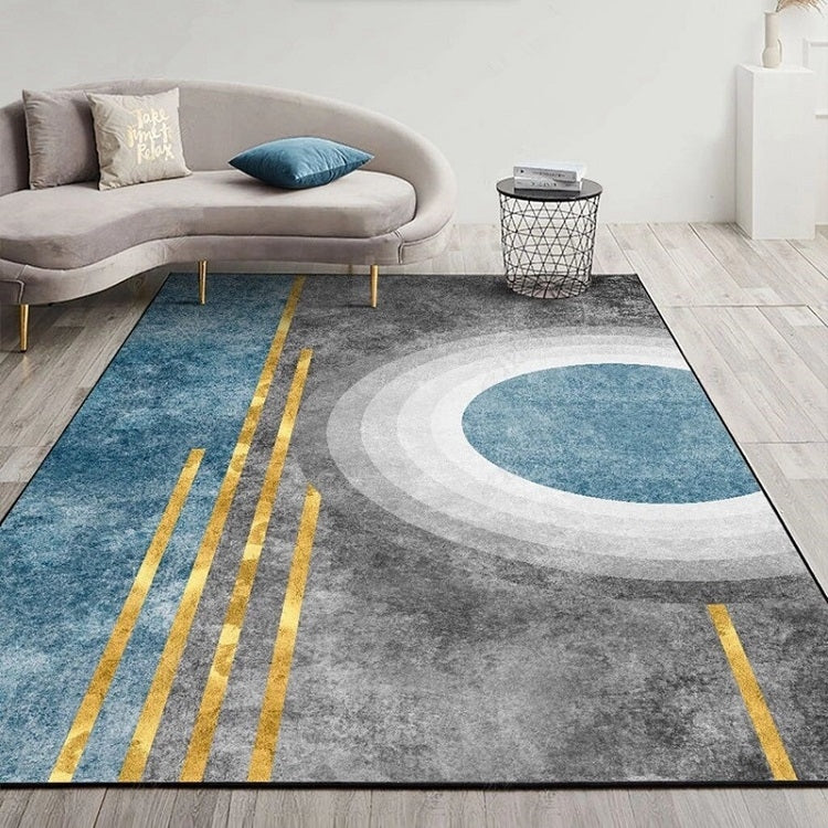 Modern Abstract Geometric Living Room Rug Coffee Table Cushion, 80x120cm, 80x160cm