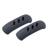 1 Pair Silicone Pot Handle Insulation Cover Iron Pot Handle Cover, Light Green, Simple Gray, Red Simple Gray