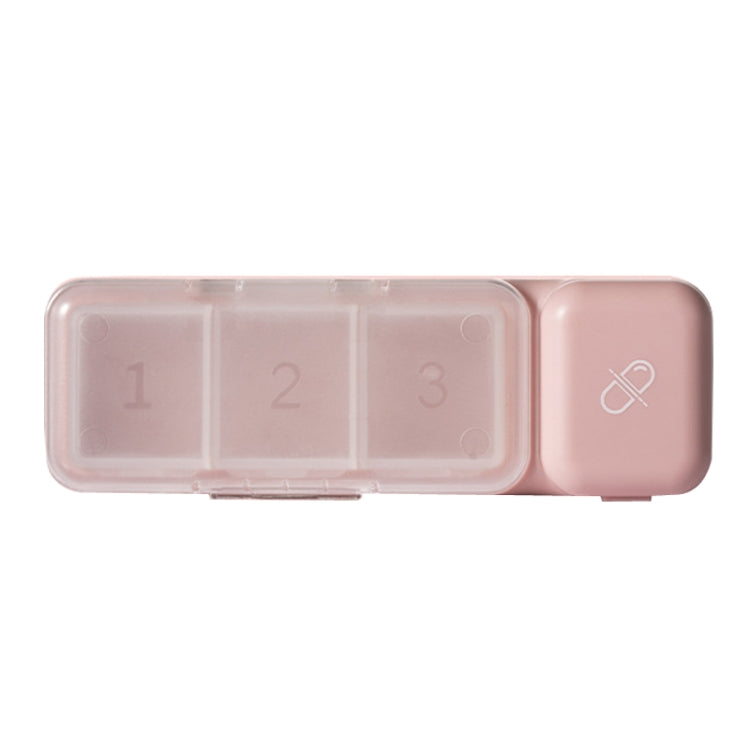 TR017 Portable Medicine Cutter Portable Mini 7 Days Sealed Separate Medicine Box, Green, Purple, White, Pink Pink