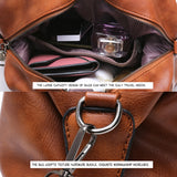 Ladies Casual Handbag Soft-faced Solid Color One-shoulder Diagonal Large Bag, Black, Pink, Brown, Grey