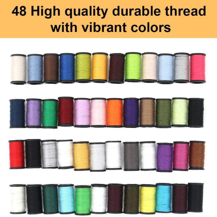 172 In 1 Multifunctional Needle and Thread Tool Set, Spec: Edge Clip, Silver Needles, Edge Clip