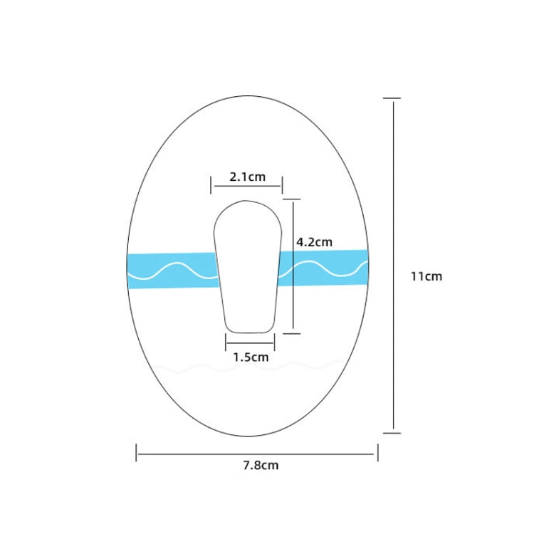 10 PCS 048 Blood Glucose Monitoring Probe Stickers Sweat-proof Sensor Adhesive Patch