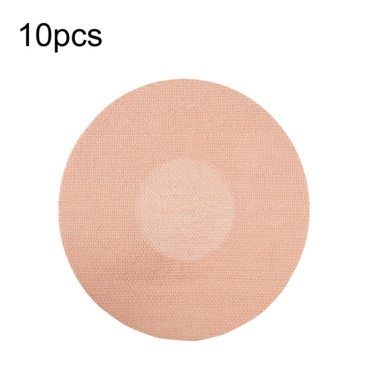 10 PCS Sports Non-slip Adhesive Patch Densor Sweat-absorbing Breathable Fixing Patch, Fresh Color, Black